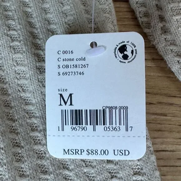 Free People Juicy Long Sleeve Top size M NWT - Picture 6 of 13